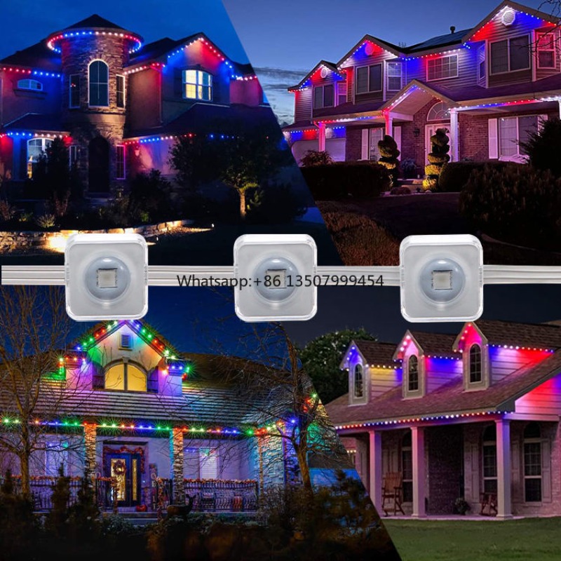 Lightings Decoration - WLAN-gesteuerte Smarte LED-Lichtstreifen 15M RGB Farbwechsel