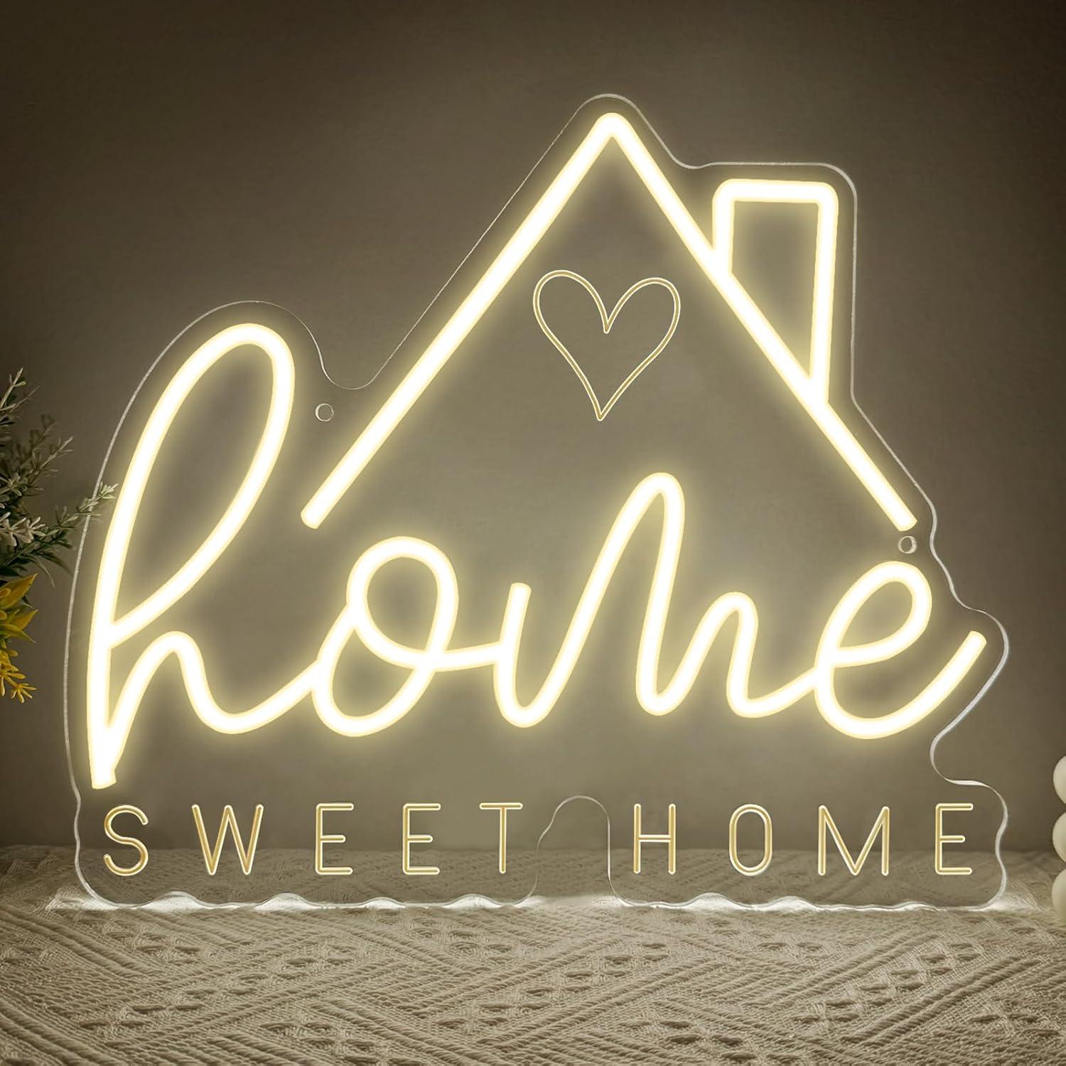 Lighting Decor For House - Sweet Home Neonschild USB Dimmbares LED-Licht