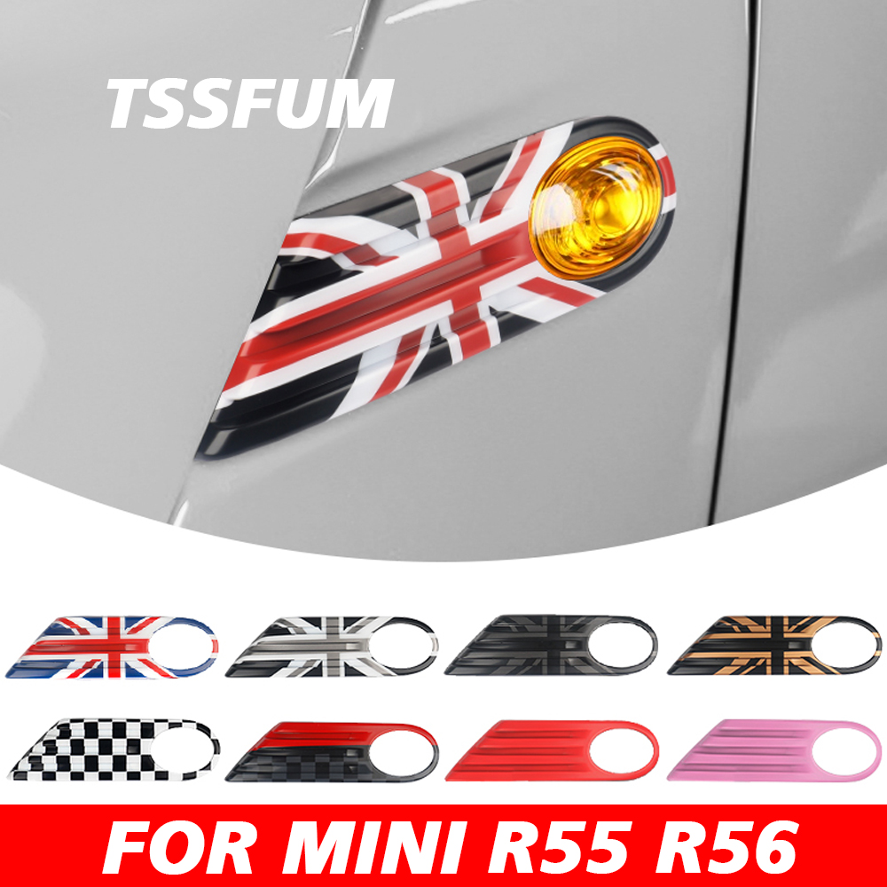 Union Lighting & Decor Collabs - Union Jack Auto-Außenseitenkotflügel-Abdeckung mit Signalleuchten-Dekorationsgehäuse-Aufkleber für