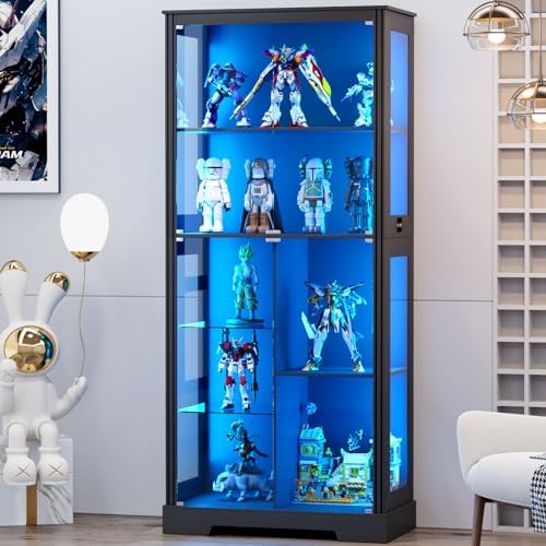 Lighting & Home Decor Studio - 71'' Vitrine mit 5 Ebenen und