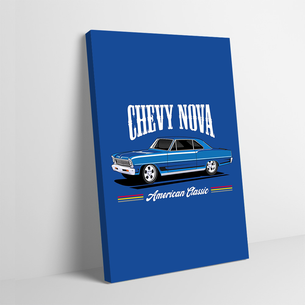 Nova Decor & Lighting Julestjerne - Chevy Nova Classic Cars Druck Poster