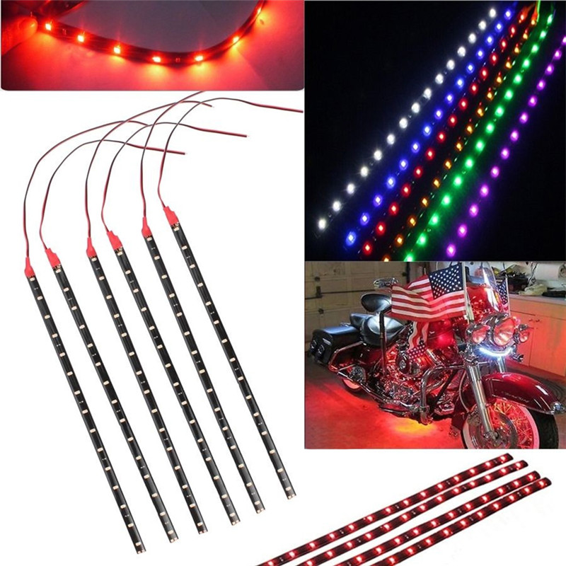 Ambient Led Strip - 6PCS wasserdichte 15 SMD DC 12V