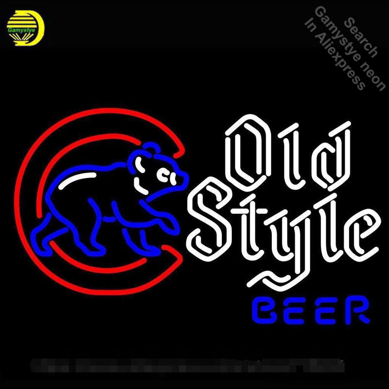 Union Lighting & Decor Collabs - Unions Cubs O Style Neonschild Bär