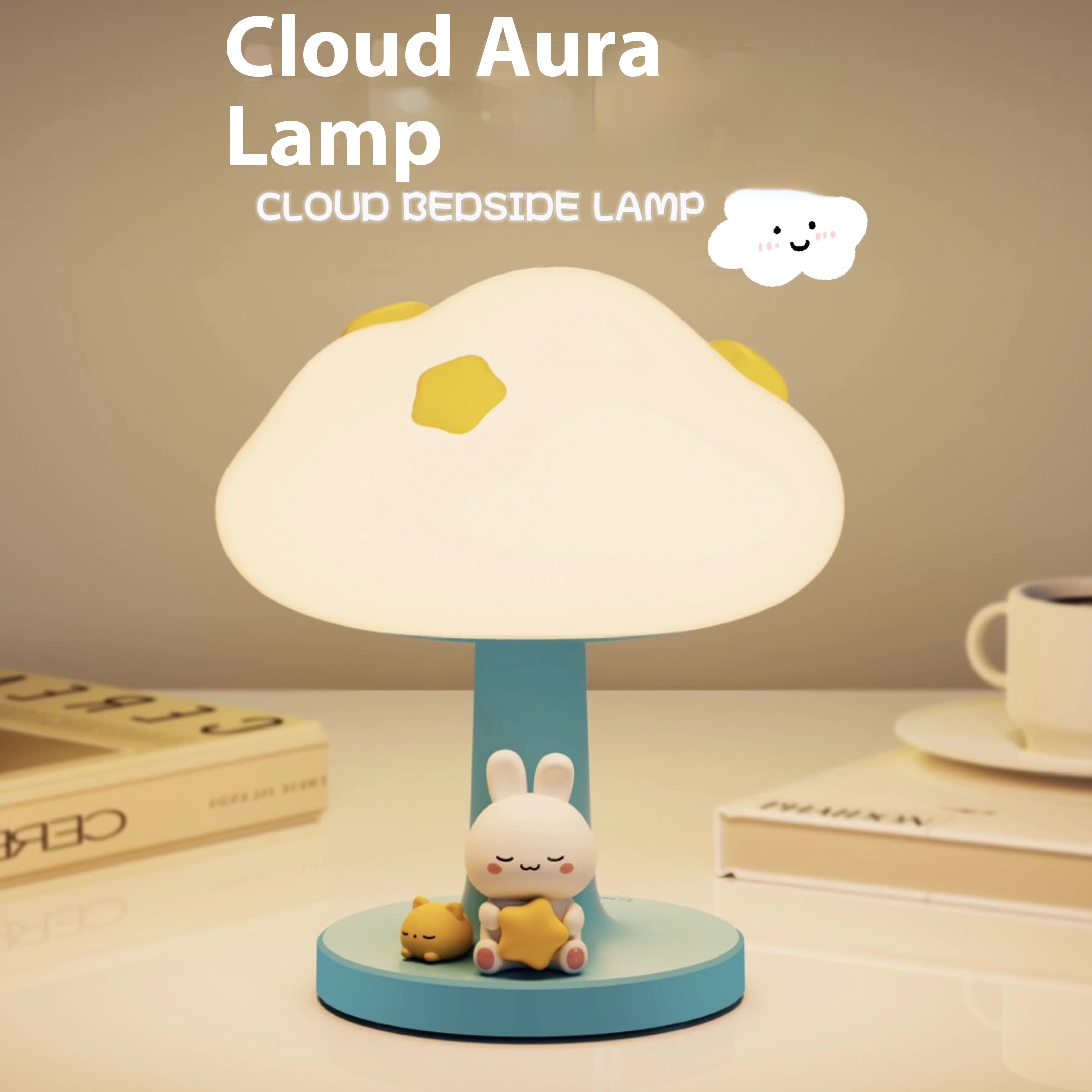 Bedroom Lighting Decor Ideas - Niedliches Wolken-Nachtlicht, dimmbare Baby-Kinderzimmerlampe zum Schlafen,