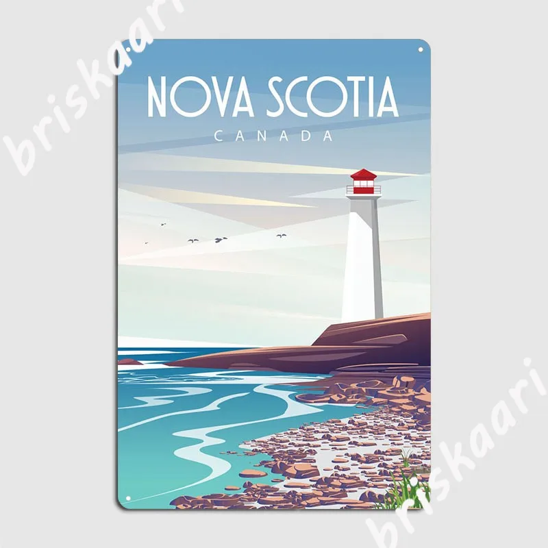 Nova Decor & Lighting Julestjerne - Nova Scotia Metallschild Design Club Garage