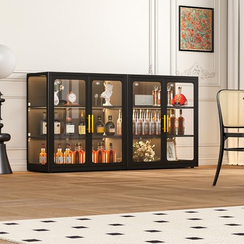 Vitrine mit Glastüren und RGB- – Lighting & Home Decor Studio Bewertung und Preis