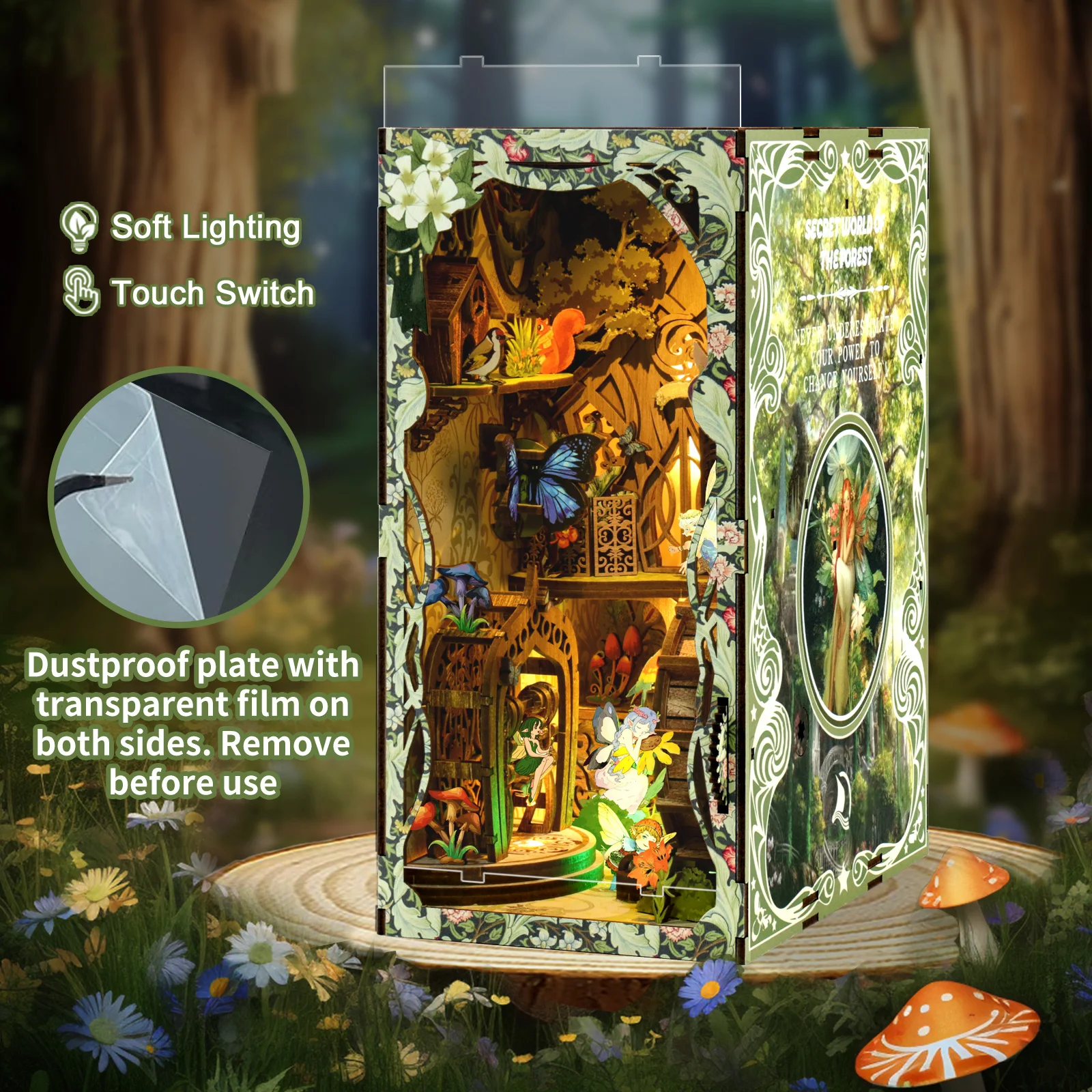 Cooles DIY-Buchnischen-Miniatu – Lighting Decor For House Bewertung und Preis