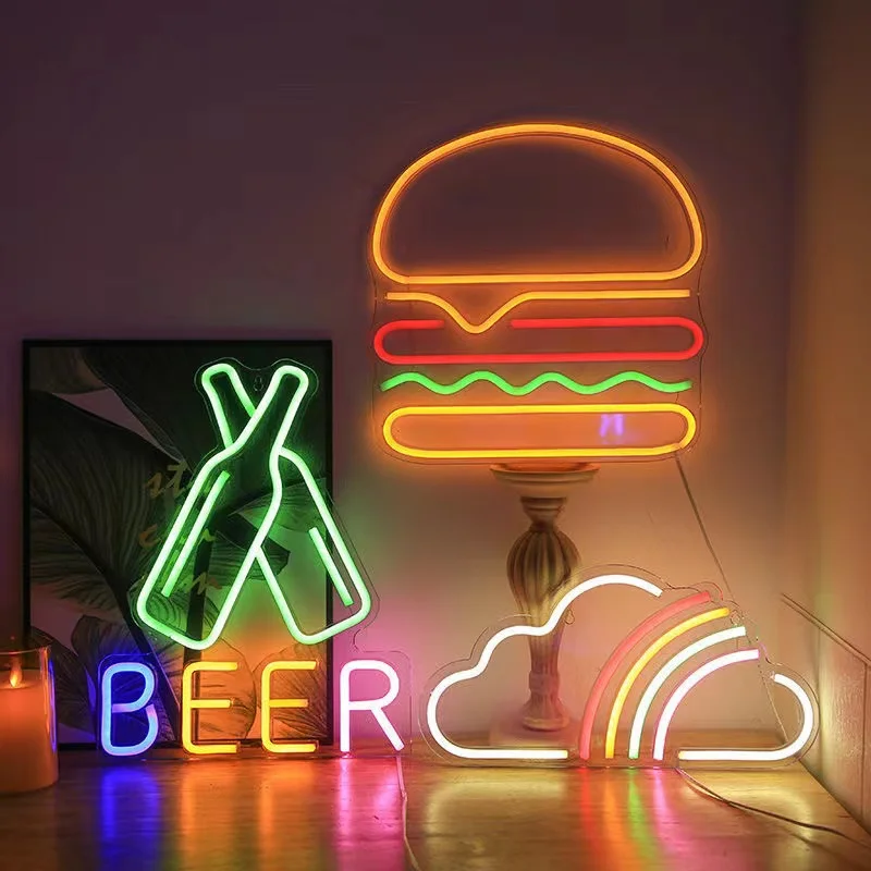 Spiel Neon Nachtlicht Zeichen  – Bedroom Lighting Decor Ideas Bewertung und Preis