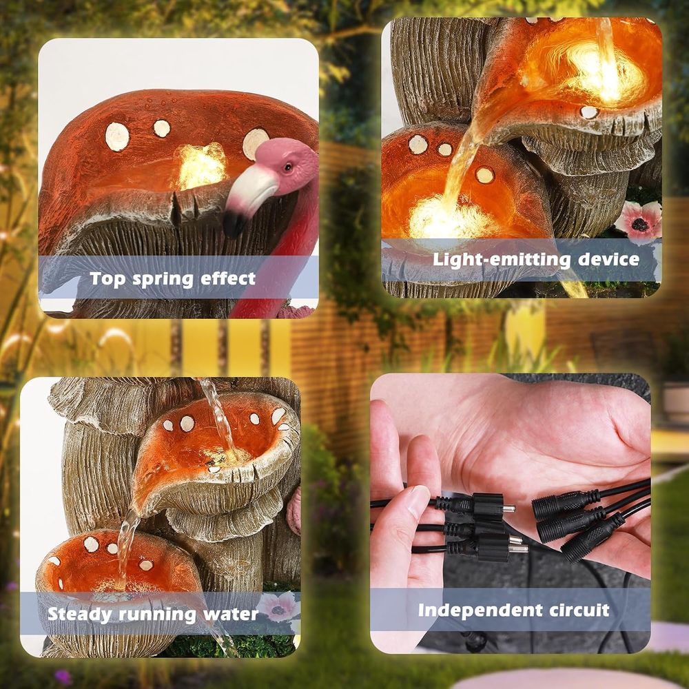 5-stufiger Gartenwasserfall mi – Lighting Decor For House Bewertung und Preis