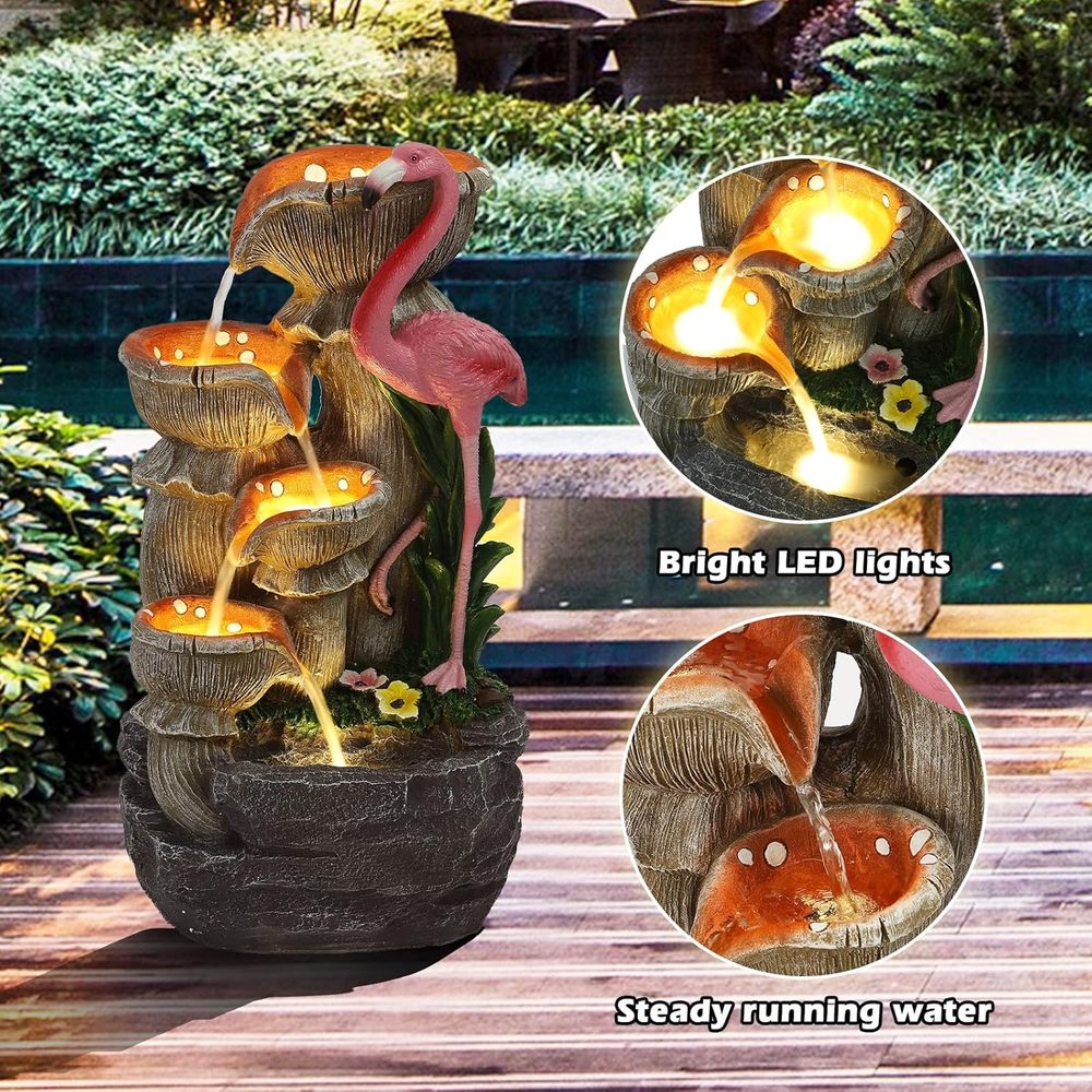 5-stufiger Gartenwasserfall mi – Lighting Decor For House Bewertung und Preis