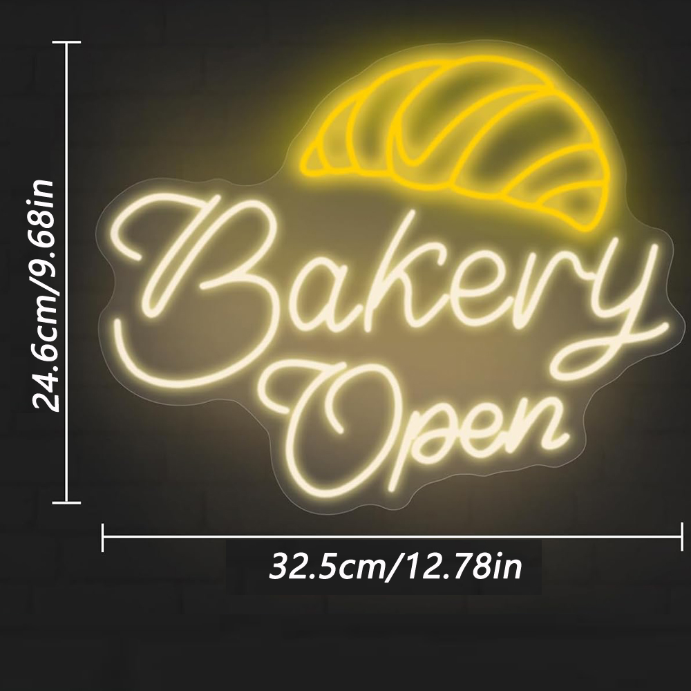 Offene Bäckerei-Neonlichter, p – Bedroom Lighting Decor Ideas Bewertung und Preis