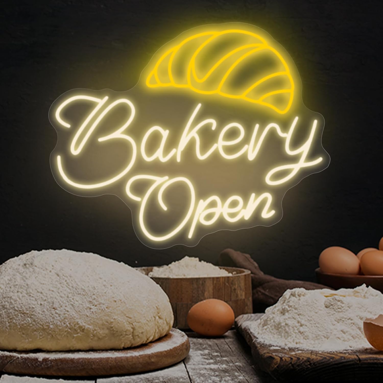 Offene Bäckerei-Neonlichter, p – Bedroom Lighting Decor Ideas Bewertung und Preis