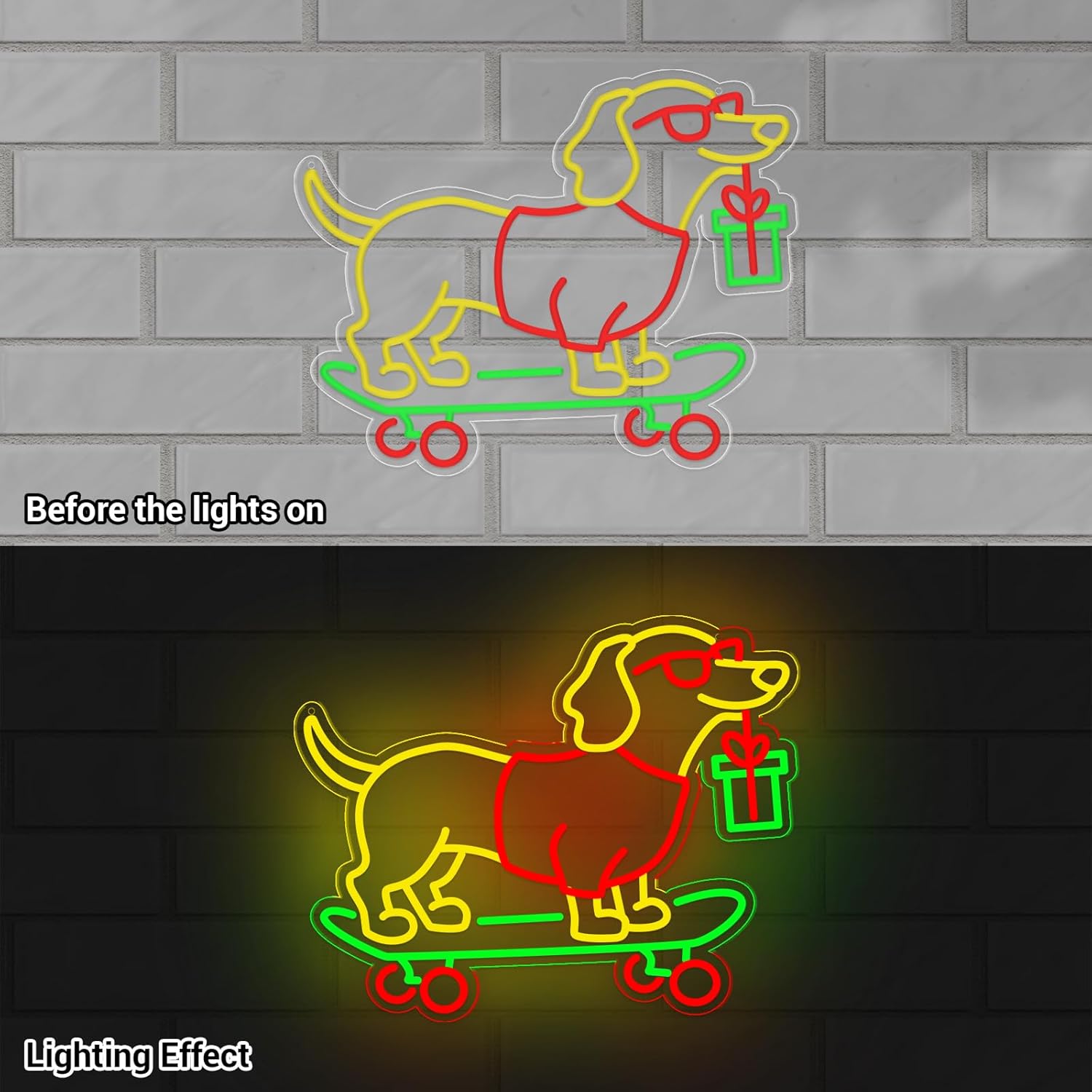 USB-dimmbares Dackel-Neonschil – Bedroom Lighting Decor Ideas Bewertung und Preis