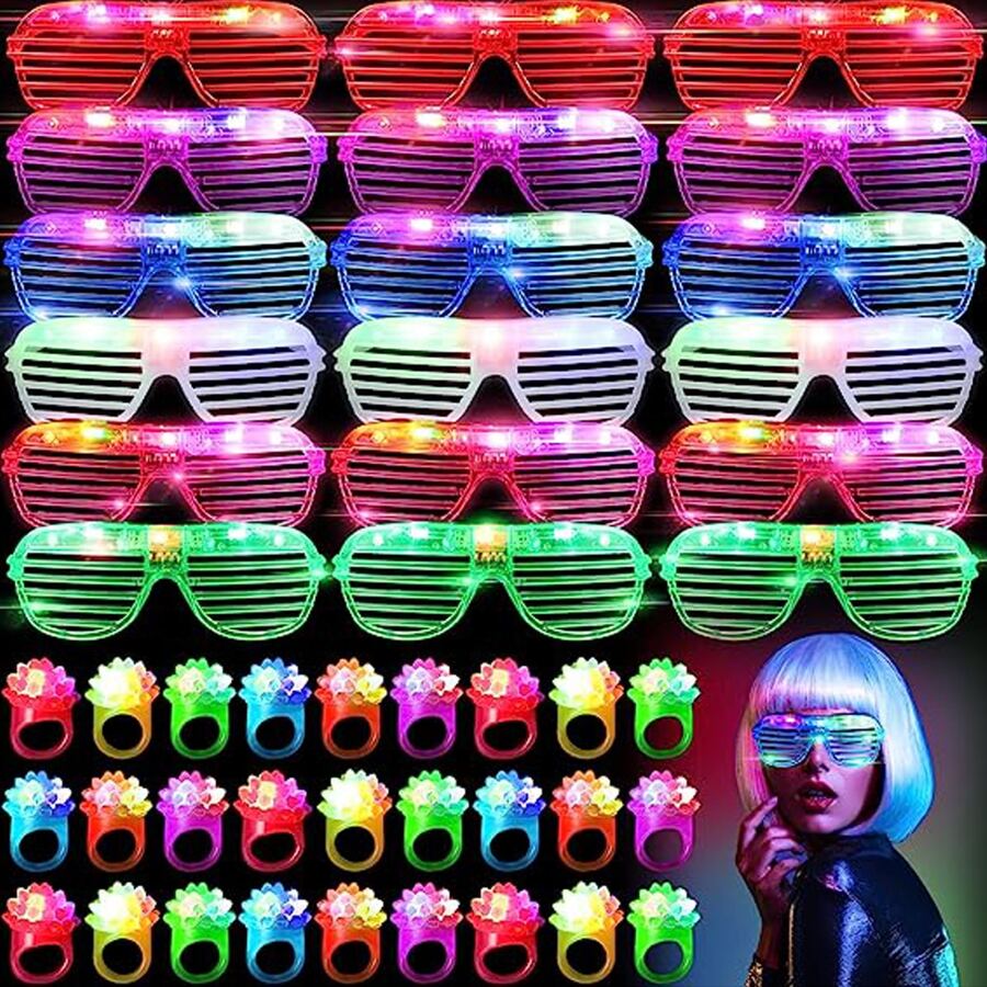 10–50 Stück LED-Brille, leucht – Lighting Jockey Bewertung und Preis