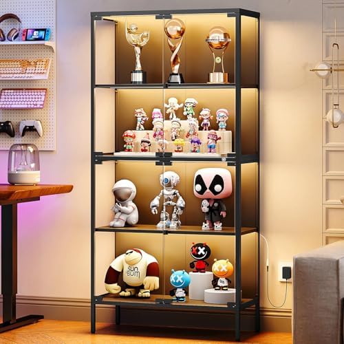 65-Zoll Glasvitrine mit 3-Farb – Lighting & Home Decor Studio Bewertung und Preis