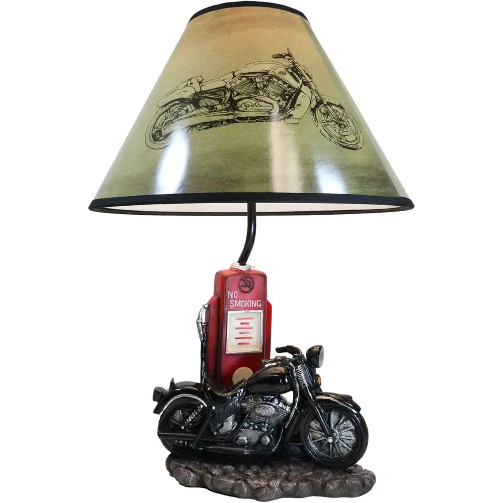 Vintage Retro Schwarze Motorra – Lightings Decoration Bewertung und Preis