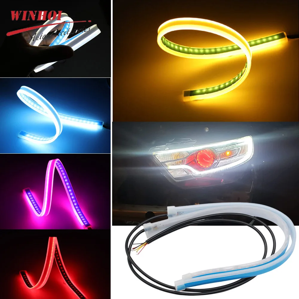 2PCS Auto LED DRL Tagfahrlicht – Ambient Led Strip Bewertung und Preis